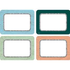 Painted Wood Name Tags/Labels - Multi-Pack - Pack of 36