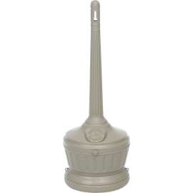 Smokers' Outpost Standard Outdoor Ashtray, Beige