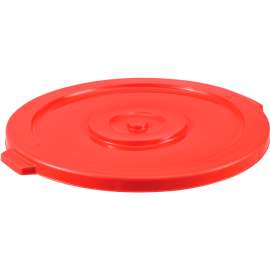 Global Industrial Plastic Trash Can Lid - 44 Gallon Red