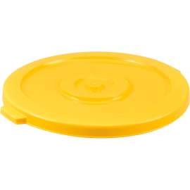 Global Industrial Plastic Trash Can Lid - 44 Gallon Yellow