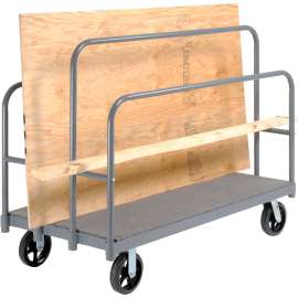Global Industrial Panel, Sheet & Lumber Truck with Carpeted Deck 2000 Lb. Capacity