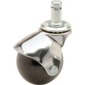 Global Industrial Ball Series Chair Casters with Plastic Wheels, Stem Type E - (Package of 5)