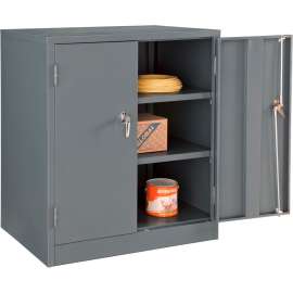 Counter Height Cabinet Assembled 36x24x42 Gray