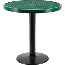 Global Industrial 36" Round Outdoor Counter Height Table, 36"H, Green