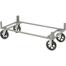 Global Industrial Dolly Base Without Casters, 36"W x 18"D, Gray