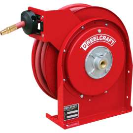Reelcraft 4435 OLP 1/4"x35' 300 PSI Premium Duty All Steel Spring Retractable Compact Hose Reel