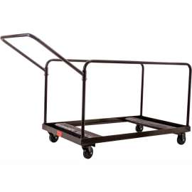 Interion Table Cart For 48" and 60" Round Folding Tables Holds 10