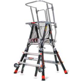 Little Giant Aerial Safety Cage 3'-5' W/ Click Casters - 18503-240