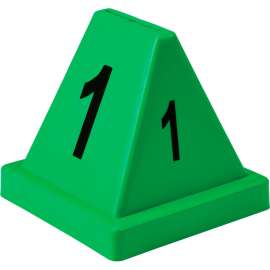 Global Industrial Numbered Cones, 1-20, Green