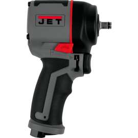 JET Stubby Composite Air Impact Wrench, 3/8" Drive Size, 430 Max Torque