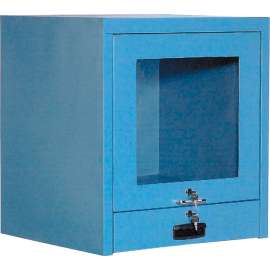 Global Industrial Countertop CRT Computer Cabinet, Blue