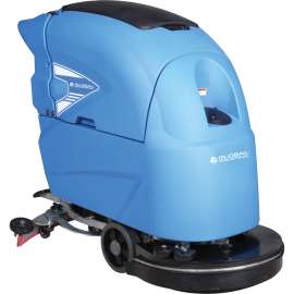 Global Industrial Auto Walk-Behind Floor Scrubber, 20" Cleaning Path