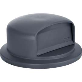 Global Industrial Plastic Trash Can Dome Lid - 55 Gallon Gray