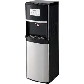 Global Industrial Tri-Temp Non-Filtered Water Dispenser, Black With Stainless
