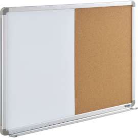 Global Industrial; 36"W x 24"H Combination Board - Whiteboard/Cork