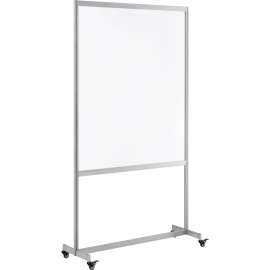 Clear Mobile Divider, Acrylic, 43"W x 75"H