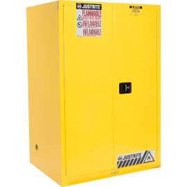 Justrite Flammable Cabinet With Self Close Double Door 90 Gallon