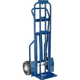 Global Industrial Steel 3-In-1 Convertible Hand Truck With Pneumatic Wheels, 600 Lb. Cap.