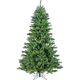 Christmas Time Artificial Christmas Tree - 6.5 Ft. Norway Pine - Multi LED Lights