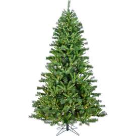 Christmas Time Artificial Christmas Tree - 7.5 Ft. Norway Pine - Clear LED Lights