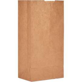 Duro Bag Heavy Duty Paper Grocery Bags, #4, 5"W x 3-1/8"D x 9-3/4"H, Kraft, 500/Pack