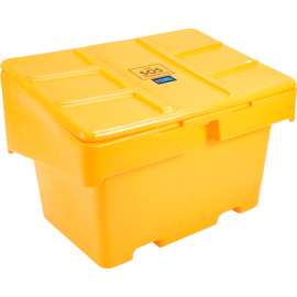 Global Industrial Lockable Outdoor Storage Container, 48"Lx33"Wx34"H, 18.5 Cu. Ft., Yellow