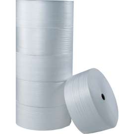Global Industrial Air Foam Roll, 48"W x 1250'L x 1/16" Thick, White, 1 Roll