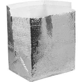 Global Industrial Cool Shield Insulated Box Liners, 11"L x 8"W x 6"D, Silver, 25/Pack