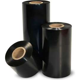 Zebra 3200 Wax & Resin Ribbons, 4-5/16"W x 1476'L, 1" Core, Black, 6 Rolls/Case
