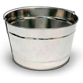 Smokers' Outpost 16-Quart Pail, Galvanized Steel