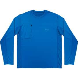 Ergodyne Chill-Its 6689 Cooling Long Sleeve Sun Shirt w/ UV Protection, S, Blue