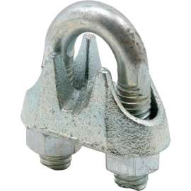 Prime-Line GD 12252 Garage Door Cable Clamps, 5/16 Galvanized,(Pack of 2)