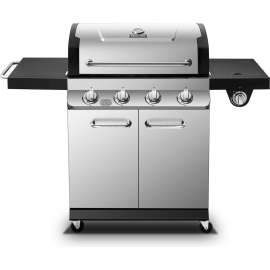 Dyna-Glo Premier 4 Burner Propane Gas Grill - Stainless Steel