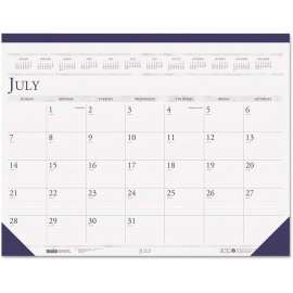 House of Doolittle 100 Recycled Academic Desk Pad Calendar, 18.5 x 13, 2022-2023