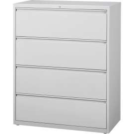 Hirsh Industries HL10000 Series Lateral File 42" Wide 4-Drawer - Light Gray
