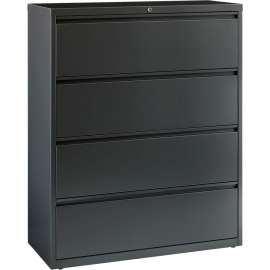 Hirsh Industries HL10000 Series Lateral File 42" Wide 4-Drawer - Charcoal