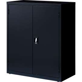 Hirsh 3 Shelf Desk Height Cabinets 36"W x 18"D x 42"H, Black