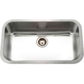 Houzer STL-3600-1 Undermount Stainless Steel Large Single Bowl Kitchen Sink