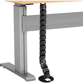 RightAngle Flex Cable Management (vertical) for height Adjustable Desk, has 22 links, 1250mm