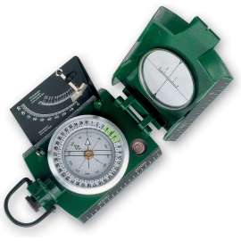 Konus 4075 Konustar-11 Metal Compass, Liquid Filled With Clinometer, Green