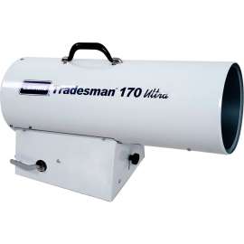 L.B. White Portable Forced Air Gas Heater, W/ Self Diagnostic Light, 120V, 170000 BTU