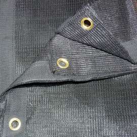 Xtarps, MN-MS70-B0620, 70 Shade Cloth, Shade Tarp, 6'W x 20'L, Black