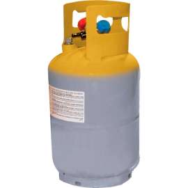 Mastercool 62010 30 lb. D.O.T. Refrigerant Recovery Tank Without Float Switch 1/4" FL-M