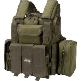 Barska BI12286 Loaded Gear VX-300 Tactical Plate Carrier Vest, Green