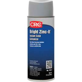 CRC Bright Zinc-It Instant Cold Galvanize - 16 oz Aerosol Can - 18414