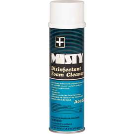 Misty Disinfectant Foam Cleaner, 19 oz. Aerosol Spray, 12 Cans/Case - 1001907