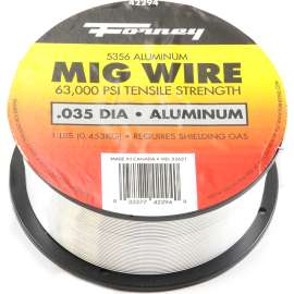 Forney ER5356 Aluminum Solid MIG Welding Wire - .035" - 1 LBS. Spool