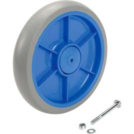 Replacement 7" Wheel with Screw & Nut for Model 241301 Global Industrial Folding Hand Carts