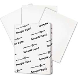Springhill Digital Vellum Bristol White Cvr 16000, 8-1/2" x 11", White, 250/Pack