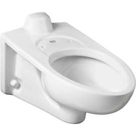 American Standard Low Flow 3353101.020 Elongated Flush Valve Toilet W/Everclean, 1.1 - 1.6 GPF